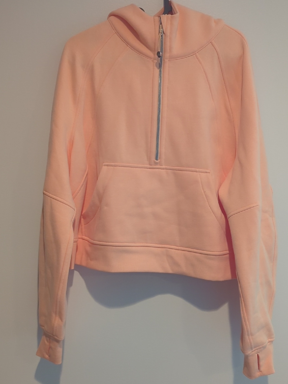 lululemon athletica Creamsicle Half-Zip Cropped Scuba Hoodie